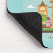 Tapis De Souris Panier de souris Londres Angleterre (Coin)