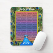 Tapis De Souris Panier de souris Mariage Peacock (Avec souris)