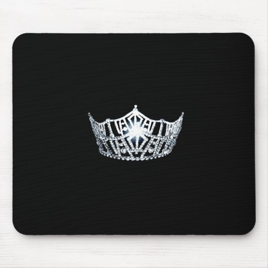 Tapis De Souris Panier de souris Miss America Crown (Devant)