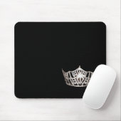 Tapis De Souris Panier de souris Miss America Crown (Avec souris)
