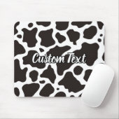Tapis De Souris Panier de souris Motif de vache (Avec souris)