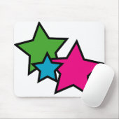 Tapis De Souris Panier de souris Neon Star (Avec souris)