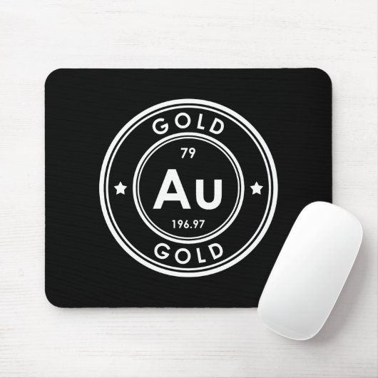 Tapis De Souris Panier de souris noir Gold Element (Avec souris)