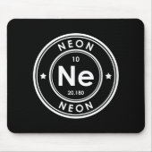 Tapis De Souris Panier de souris noir Neon Element (Devant)