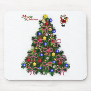 Tapis De Souris Panier de souris père Noël