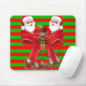 Tapis De Souris Panier de souris père Noël (Avec souris)