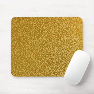 Tapis De Souris Panier de souris pour ordinateur à texture or chat