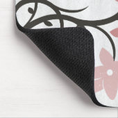 Tapis De Souris Panier de souris rose (Coin)