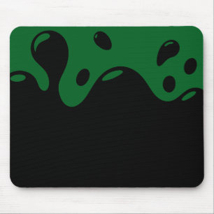 Tapis De Souris Panier de souris vert et noir