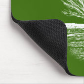 Tapis De Souris Panier de souris vert (texte blanc) (Coin)