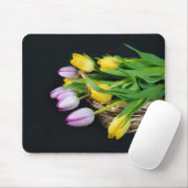 Tapis De Souris Panier de tulipe (Avec souris)