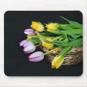 Tapis De Souris Panier de tulipe