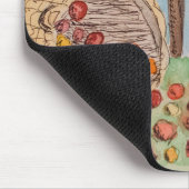 Tapis De Souris Panier des pommes Mousepad (Coin)