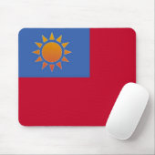 Tapis De Souris Panier rouge orange Sun (Avec souris)