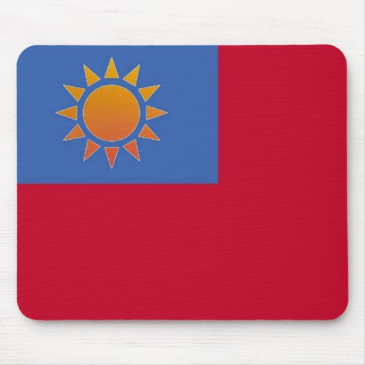 Tapis De Souris Panier rouge orange Sun (Devant)