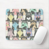 Tapis De Souris Panier souris chats (Avec souris)