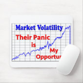 Tapis De Souris Panique du marché stock (Avec souris)