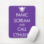 Tapis De Souris Panique et appel Cthulhu de cri perçant (Avec souris)