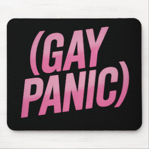 Tapis De Souris Panique gay protestation LGBTQ Fierté