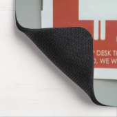 Tapis De Souris Panneau d'avertissement (Coin)