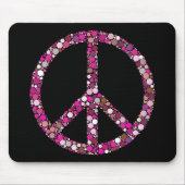 Tapis De Souris Panneau de paix (Devant)