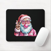 Tapis De Souris Panneau de Paix de Noël Main Santa Claus Nk Bubble (Avec souris)