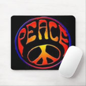 Tapis De Souris Panneau de paix mousepad (Avec souris)