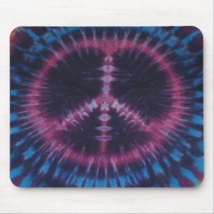 Tapis De Souris Panneau de Paix Pink Tie Dye Panier