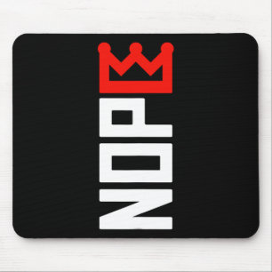 Tapis De Souris Panneau de protestation No Kings Vertical