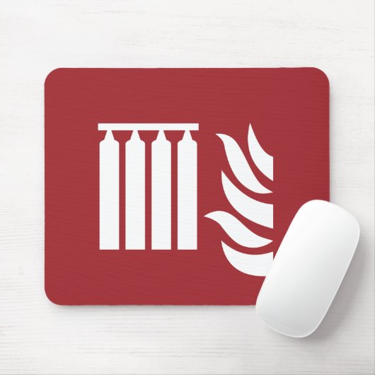 Tapis De Souris Panneau de sécurité de la batterie d'extinction d' (Avec souris)