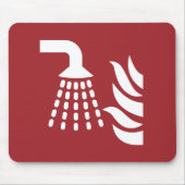 Tapis De Souris Panneau de sécurité de l'applicateur de brouillard (Devant)