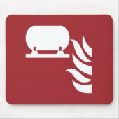 Tapis De Souris Panneau de sécurité d'installation d'un extincteur (Devant)