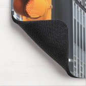 Tapis De Souris Panneau de signalisation lumineuse et Wall Street (Coin)