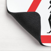 Tapis De Souris Panneau de signalisation routière de la Prostitute (Coin)