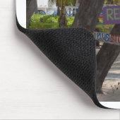 Tapis De Souris Panneau de signalisation Rum Point Grand Cayman (Coin)