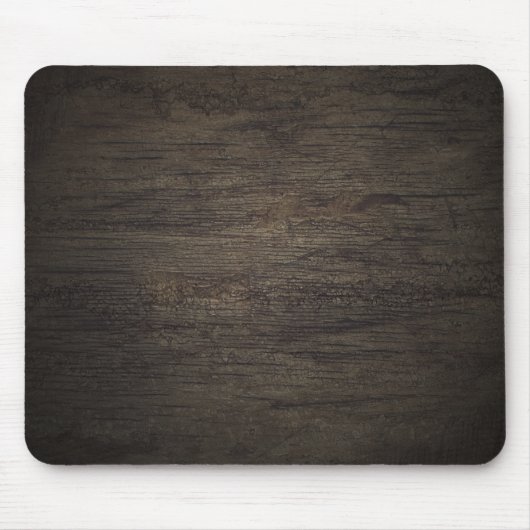 Tapis De Souris Panneau en bois foncé Mousepad (Devant)
