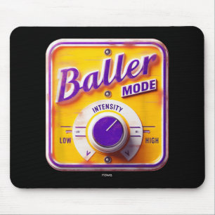 Tapis De Souris Panneau Mode Baller - Intensité Du Basket-Ball En