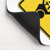 Tapis De Souris Panneau Panier de golf de prudence (Coin)