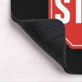Tapis De Souris Panneau STOP (Coin)