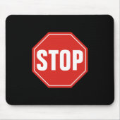 Tapis De Souris Panneau STOP (Devant)