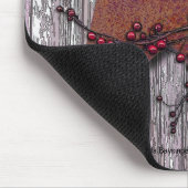 Tapis De Souris Panneaux de grange avec l'étoile rouillée (Coin)