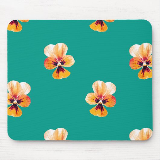 Tapis De Souris panneaux orange (Devant)