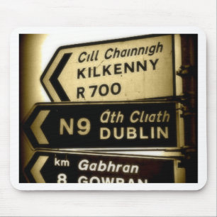 Tapis De Souris Panneaux routiers d'Irlande