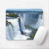 Tapis De Souris Panorama des cascades d'Iguazu du Brésil (Avec souris)