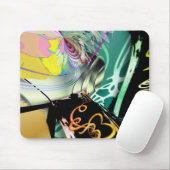 Tapis De Souris Panorama irrégulier de formes et d'objets (Avec souris)