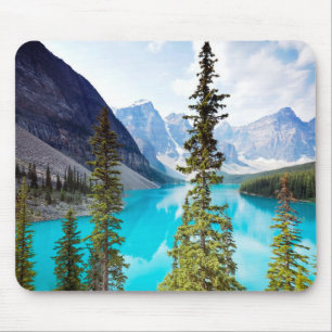Tapis De Souris Panoramique de la vallée du lac moraine de Dix