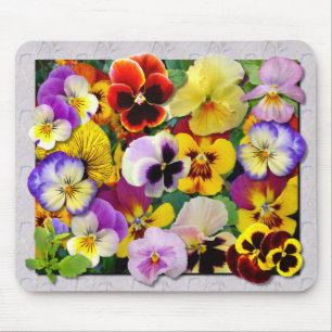 Tapis De Souris Pansy Patchwork ~ Mousepad