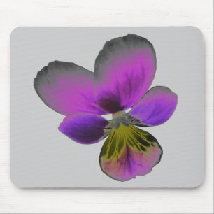 Tapis De Souris Pansy Wild Dark Purple Mousepad
