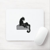 Tapis De Souris Panthère noire (Avec souris)