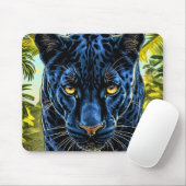 Tapis De Souris Panthère noire (Avec souris)